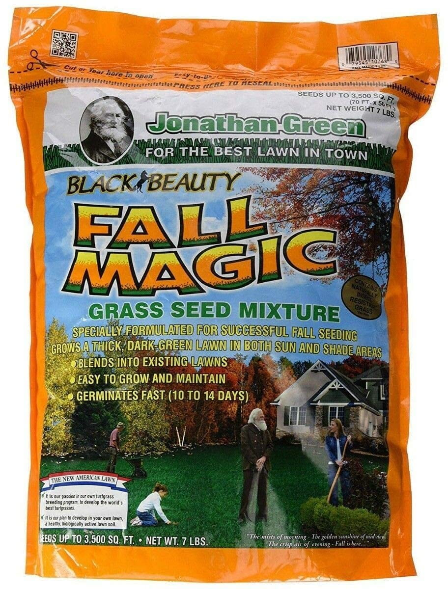 Jonathan Green 10768 Fall Magic Grass Seed, Covers Up to 3500 Sq. Ft, 7