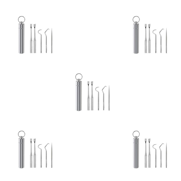 Wosthever Palillo de Limpieza de de viaje Selección Barbacoa Fruta Tenedor Reutilizable Lavable Multifuncional Flosser Type2 NO2
