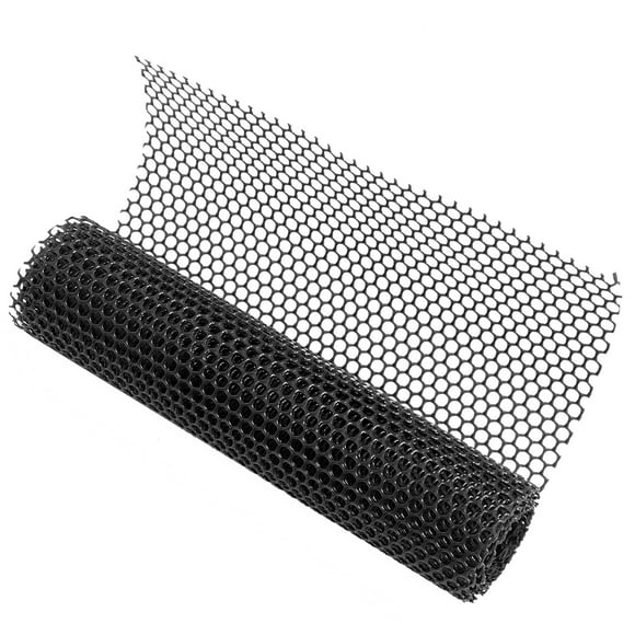 Miangastore 1 Roll Black Plastic Chicken Wire for Garden Fence Protection