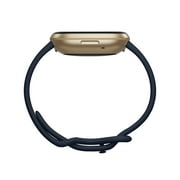 Fitbit Versa 3 Altimeter Navy Aluminum Case with Gold Watch Band, 1 Pack