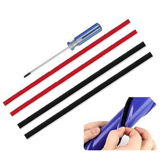 Odashen 4 Pcs Bandes de Remplacement pour Dyson V8 V10 Aspirateur Brosse Roulante Bandes avec 1 Tournevis