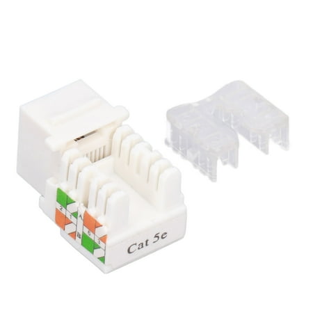 

Mgaxyff Network Module CAT5 Ethernet Module Connector Easy Installation With Caps For Terminal Connection For Network Communication