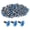 Light Blue, variant on M Buder 500 Pieces Brass Eyelets 2mm / 0.08 inches Inner Hole Colorful Grommets Kit for Clothing Shoes Bags DIY Crafts Hardware Accessories Premium Replacement Parts - White Color