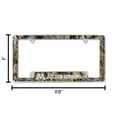 thumbnail image 4 of Minnesota NCAA Golden Gophers Chrome Metal License Plate Frame with Bold Mossy Oak Camouflaged Camo Design, 4 of 4