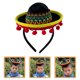 thumbnail image 5 of Diadema de sombrero mexicano para fiesta, festival, diadema mexicana para decoración de fiestas mexicanas, 5 of 5