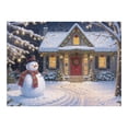 thumbnail image 3 of Christmas Snowman And House Holiday,Christmas Festival 500 Piece Jigsaw Puzzle for Adults Challenging Puzzle Perfect for Game Nights - A002, 3 of 8