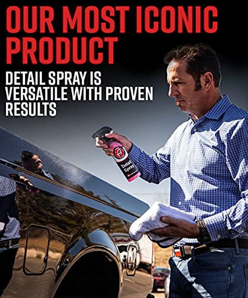 Adam's Polishes Adam’s Slick & Slide Detail Spray - Hyper Slick Polymer Resin Technology Car Wash Spray Sealant - Car Wax Top Coat Quick Detailer PR