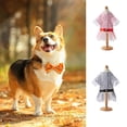 thumbnail image 3 of NIBOLOG Pet Tulle Dress Round Neck Mesh Stitching Lace Cuffs Polka Dot Printing Pet Cat Dog Princess Dress Daily Wear, 3 of 8