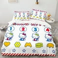 Cartoon Anime Sanrio Bedding Set Hello Kitty Kuromi Melody Quilt Duvet