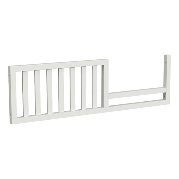 Pemberly Row Wood Transitional Fully Assembled Toddler Rail in White