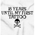 thumbnail image 2 of Eighteen Years First Tattoo Rebel Romper Boys or Girls Infant Baby Brisco Brands 12M, 2 of 6