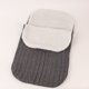 thumbnail image 1 of Mantas envolventes para bebés y niños, mantas de felpa tejidas para recién nacidos, saco de dormir gris, 1 of 4