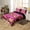 Pink Gold, variant on Erosebridal 3D Multicolor Dinosaur Duvet Cover Set,Colorful Cute Flowers Bedding Full For Girls,Ancient Animals Theme 3pcs,No Comforter,Reversible