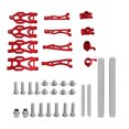 thumbnail image 2 of Brazos De Suspensión Superiores E Inferiores RC, Kit De Brazo Oscilante De aleación De Aluminio Para Coche De Control Remoto SCY16101PRO 16102 1/16, 2 of 7