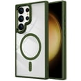 thumbnail image 1 of [PST] Samsung Galaxy S25 Ultra Case, Transparent Hard PC Hybrid Back Cover with Magnetic MagSafe Compatible, 1 of 4
