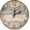 Victor Hugo, variant on 12 Inch Silent Vintage Wooden Round Wall Clock Arabic Numerals Vintage Rustic Chic Style Wooden Round Home Decor Wall Clock (Victor Hugo)