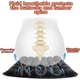 thumbnail image 4 of Sondur Travel Cushion 3d Inflatable Airbag Cushion Car For And Office Seats (49 Bubble Black), 4 of 5