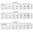 thumbnail image 6 of OIUR 1/3Pcs Rhinestone Measuring Ruler Transparent Acrylic Round Oval Square Rhinestone Size Measurement Ruler Reference Template Jewelry Guide Ruler, 6 of 6