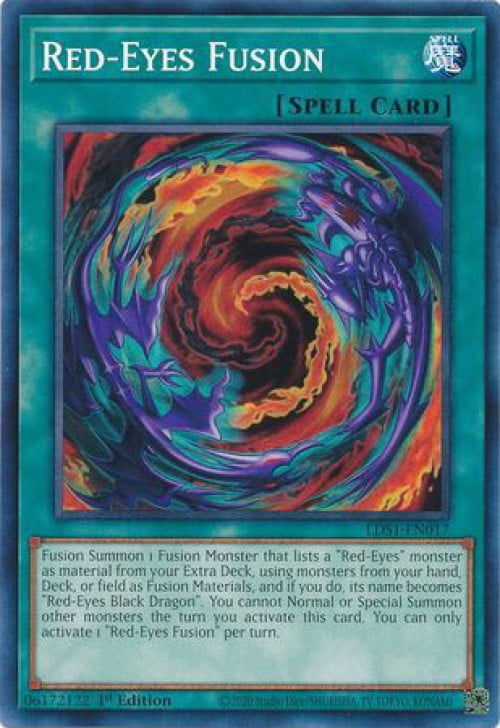 LDS1-EN017 Red-Eyes Fusion Common 1st Edition Mint YuGiOh Card 