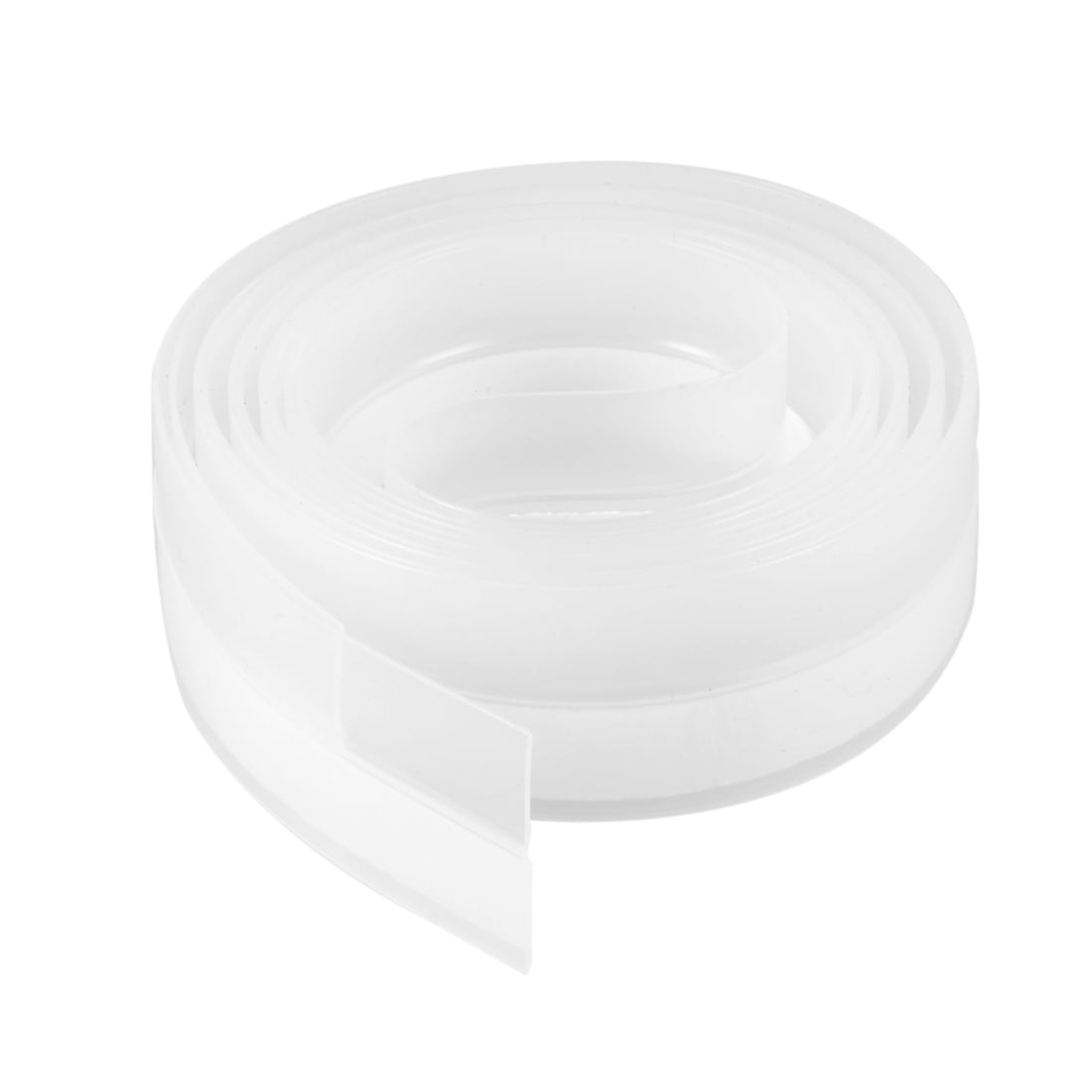 Unique Bargains 1'(25mm) Width 2M Long Weather Stripping Frameless Door Bottom Seal Clear