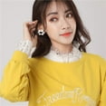 thumbnail image 5 of CAILDANL Fake Collar Detachable Dickey Collar Blouse Half Shirts Lace False Collars for Women Girls, 5 of 6