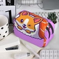 thumbnail image 7 of Sikiie Corgi In Sushi Roll Print Flip Double-layer Pencil Case, All-purpose Stationery Bag for Study and Office, Zipper Design, Unisex, 7 of 7