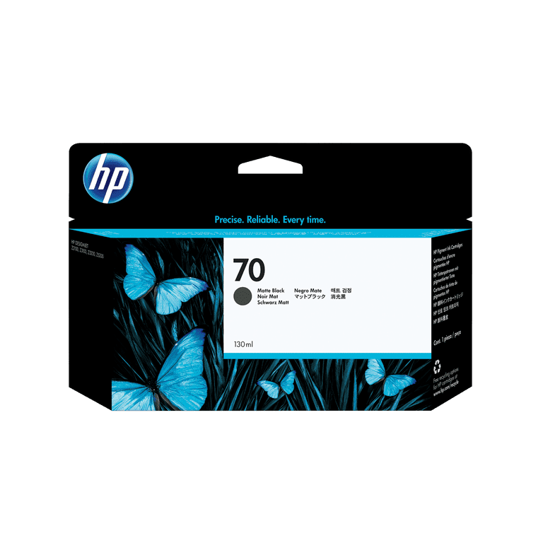 HP 70 130-ml Matte Black DesignJet Ink Cartridge, C9448A - Walmart.com