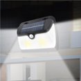 thumbnail image 2 of Luces Solares Con Sensor De Cuerpo Lámpara De Pared Solar De 3 Lados Iluminación Amplia Luz De Pared Solar Prueba De Agua Lámpara Solar Inteligente Para Patio Trasero Jardín Garaje Vogacara HA013465-00, 2 of 7