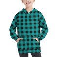 thumbnail image 2 of Chandail en Molleton Col Rond pour Bébé, Chandail en Molleton Col Rond Surdimensionné, Chandail à Capuche Col Rond Mode Enfants Manches Longues Chandail 4-14 Ans pour Filles et Garçons, 2 of 7