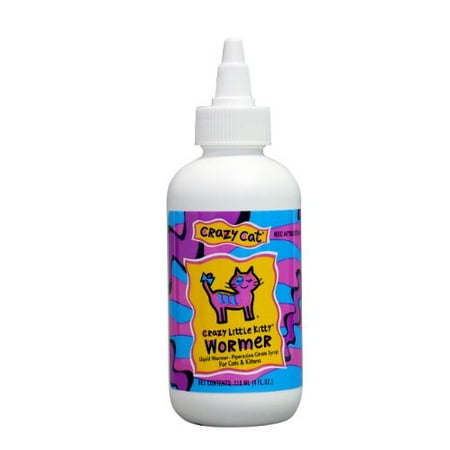 Crazy Little Kitty Liquid Cat Wormer for Cats &