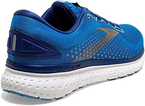 Brooks Men's Glycerin 18 Running Shoe Blue/Gold M US 12.5 D 
