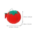 thumbnail image 2 of FENGGUIQU 12pcs Mini Pin Cushion Red Cloth Cross Stitch for Women and Beginners, 2 of 6