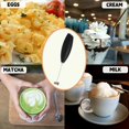thumbnail image 4 of Worbic Milk Frothing Pitcher Complete Set,20oz Stainless Steel Milk Steaming Pitcher with Milk Frother Handheld Battery Operated Electric Foam Maker, 4 of 8