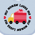 thumbnail image 4 of Inktastic My Memaw Loves Me Boys or Girls Baby Bib, 4 of 4