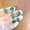 12pcs Malay jade, variant on Wholesale Jewelry Women's Natural Stone Silver Plated Rings Size16-21mm 12-100pc-12pcs gold sand stone
