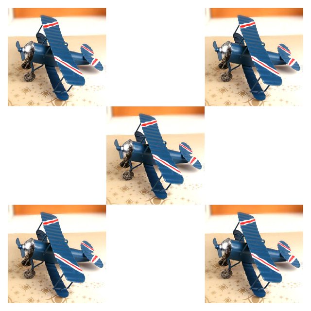 Kearding Decoración del hogar Artware Craft Figuras y miniaturas Aviones de hierro Modelo Pequeños adornos Type6 NO6