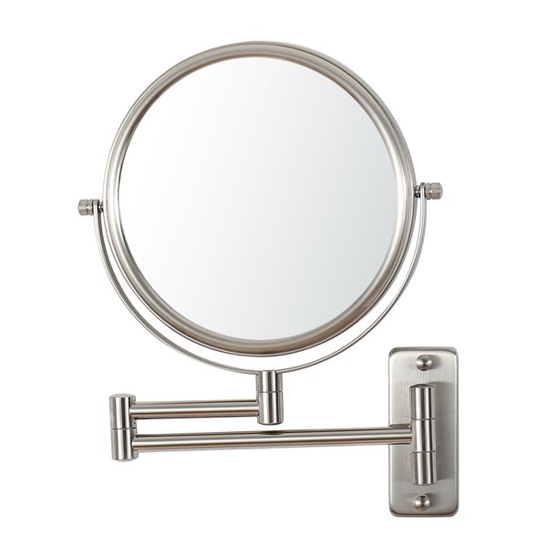 Lansi 10x/1x Wall Mounted Magnifying Mirror, DoubleSide Mirrors for