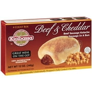 Kiolbassa Beef And Cheddar Kolache, 12 oz