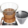 thumbnail image 2 of AGOGO Pour Over Coffee Maker Dripper with Filters10 Cup/34 oz-Slim Shape, 2 of 7