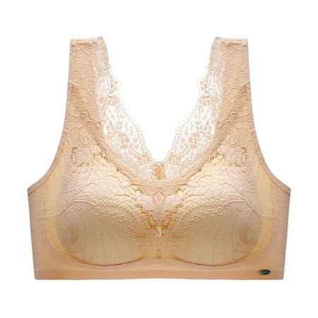 

Valcatch Women s Smoothing Beauty Back Lace Deep V Bralette