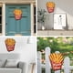 thumbnail image 5 of Letrero de metal vintage de papas fritas, 11 x 13,4 pulgadas, elegante, de comida rápida, divertido, de metal, delicioso, para pared, con diseño de papas fritas., 5 of 9