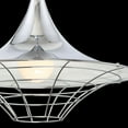 thumbnail image 3 of Transitional 1-Light Pendant with Metal Cage 11.25 inches Pendants-Chrome Finish Bailey Street Home 79-Bel-2041418, 3 of 6