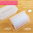 thumbnail image 3 of 2PC Leakproof Ice Cube Trays with Lid - BPA-Free Food Grade PP, Dishwasher Safe & Odor-Resistant for Whiskey, Cocktails & Coffee, 11.4x5.9in, Flexible & Easy Release Design White, 3 of 9