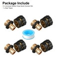 TSV Garden Hose Quick Connect Set, NoLeaking Water Hose Quick
