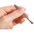 thumbnail image 2 of Pinzas profesionales de acero inoxidable CHAO para cejas Con revestimiento antideslizante, 2 of 5
