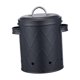 thumbnail image 5 of Olla para patatas, cebollas y ajos, caja metálica transpirable, caja para guardar verduras, alimentos Negro Estilo B, 5 of 9
