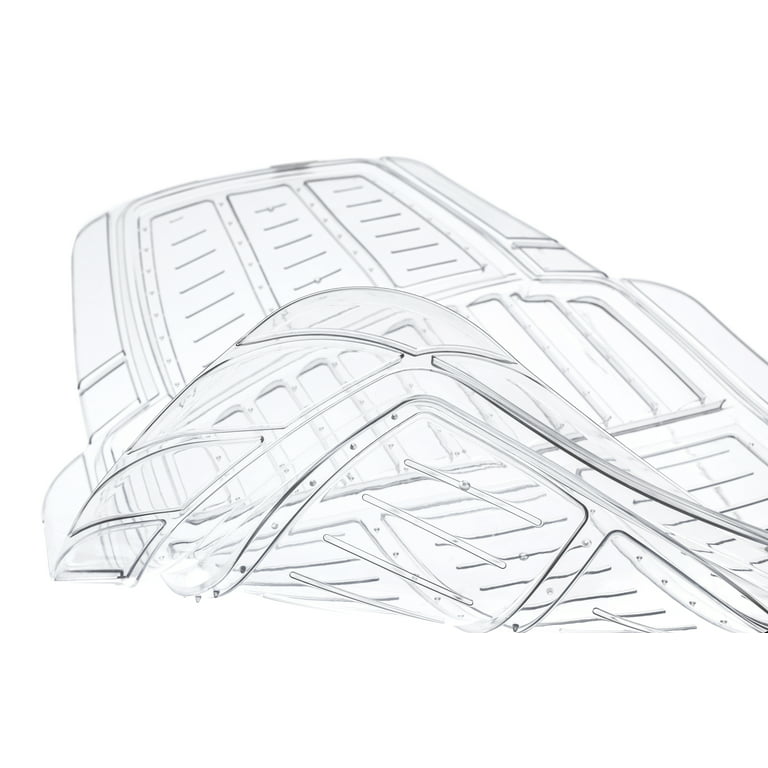 Universal Car Floor Mats (Set of 5) - PVC Clear: Woscher 2139457