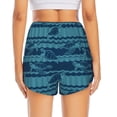 thumbnail image 4 of Fotbe Turtles and Waves Womens High Waist Running Shorts Athletic Workout Quick Dry Shorts for Women with Pockets Gym Yoga Summer Shorts-XX-Large, 4 of 9