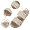 thumbnail image 4 of MKLEKYY Sandalias de Tela de Verano para Mujer, Sandalias de Punta Abierta, Zapatos Casuales y Cómodos, 4 of 4