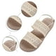 thumbnail image 4 of MKLEKYY Sandalias de Tela de Verano para Mujer, Sandalias de Punta Abierta, Zapatos Casuales y Cómodos, 4 of 4